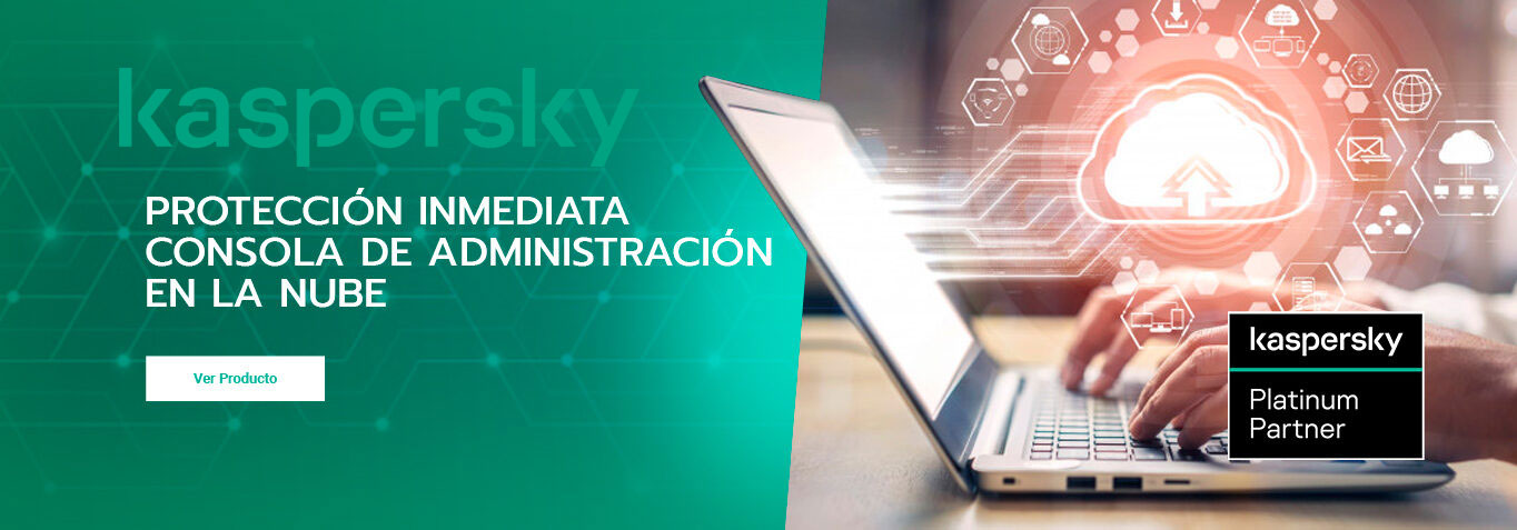 Banner de Kaspersky para empresas, Partner Platinum en Uruguay