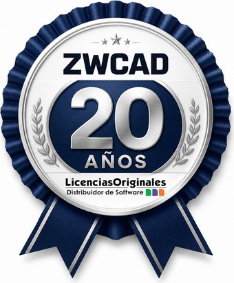 Cocarda de 20 anos de Licencias Originales distribuyendo software original